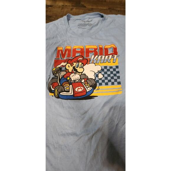 Pre-owned Mario Kart Blue Tshirt Mens Size XL. 2135 - Picture 5 of 6
